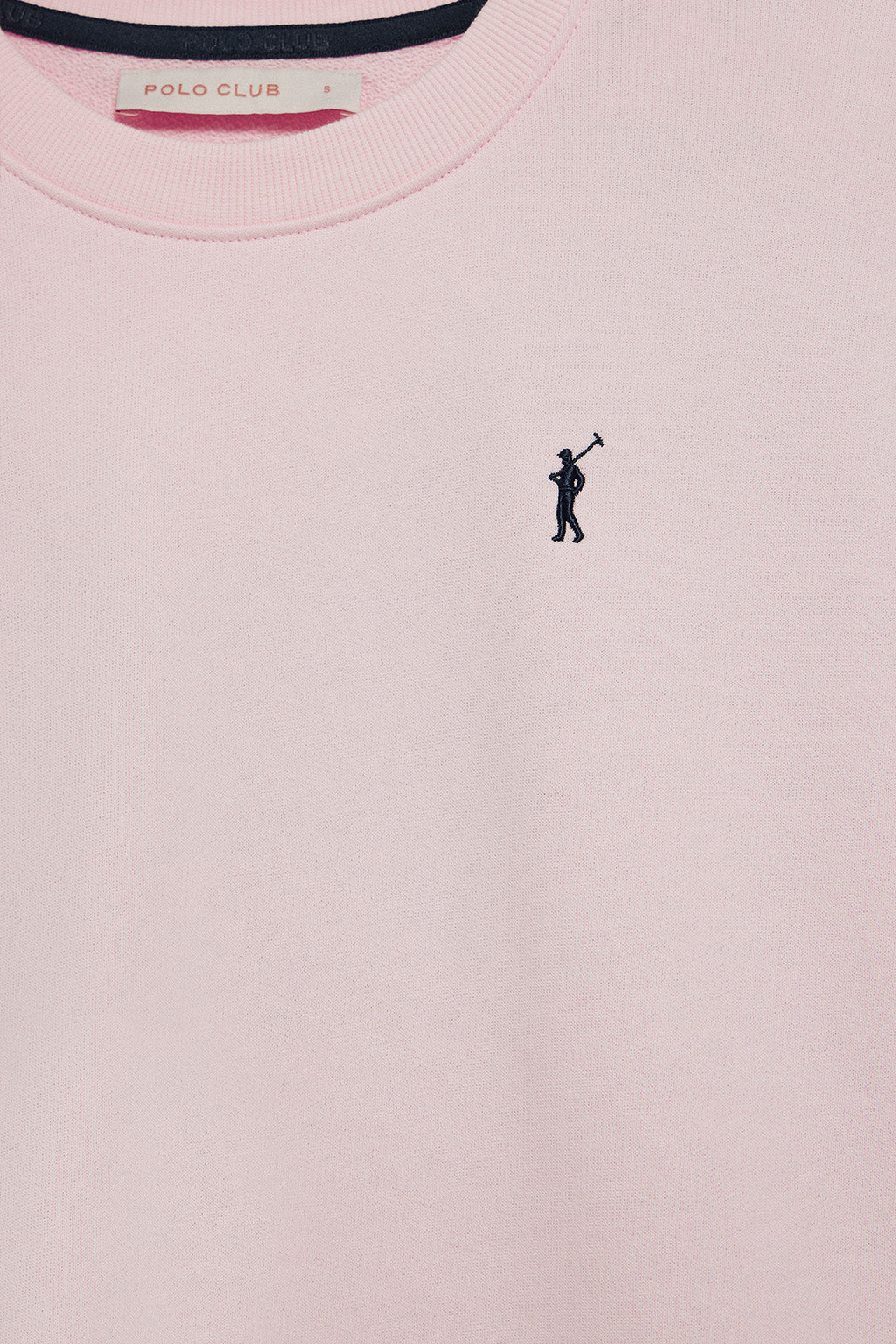 Pink round-neck sweatshirt with Rigby Go embroidery - Image 7