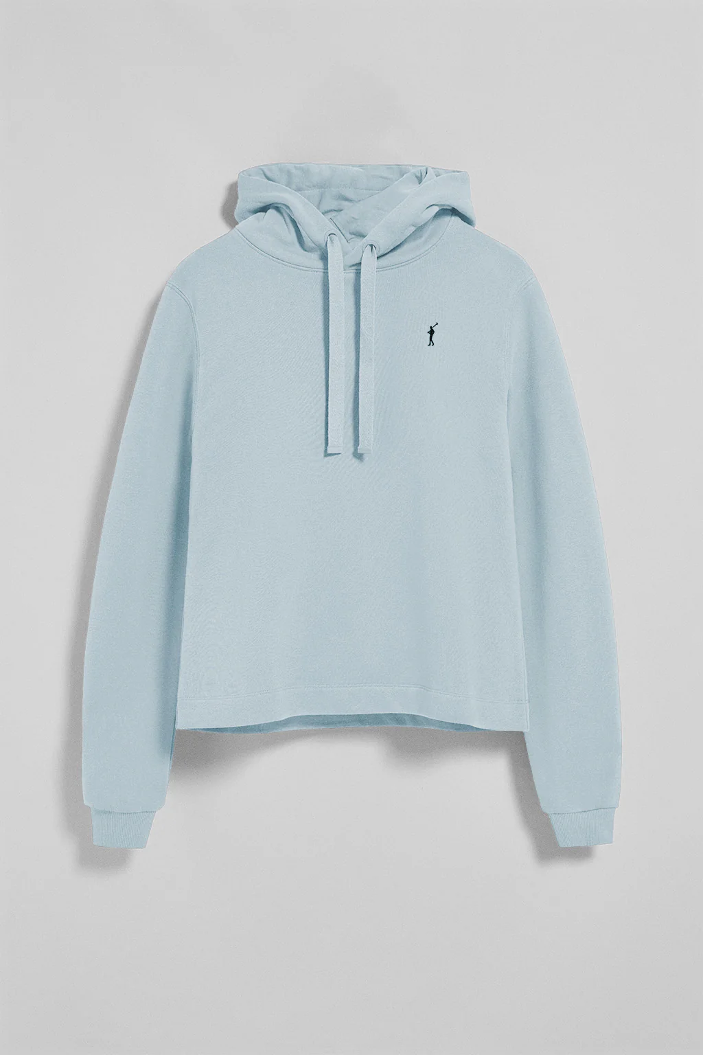 Light-blue hoodie with Rigby Go embroidered logo - Image 5