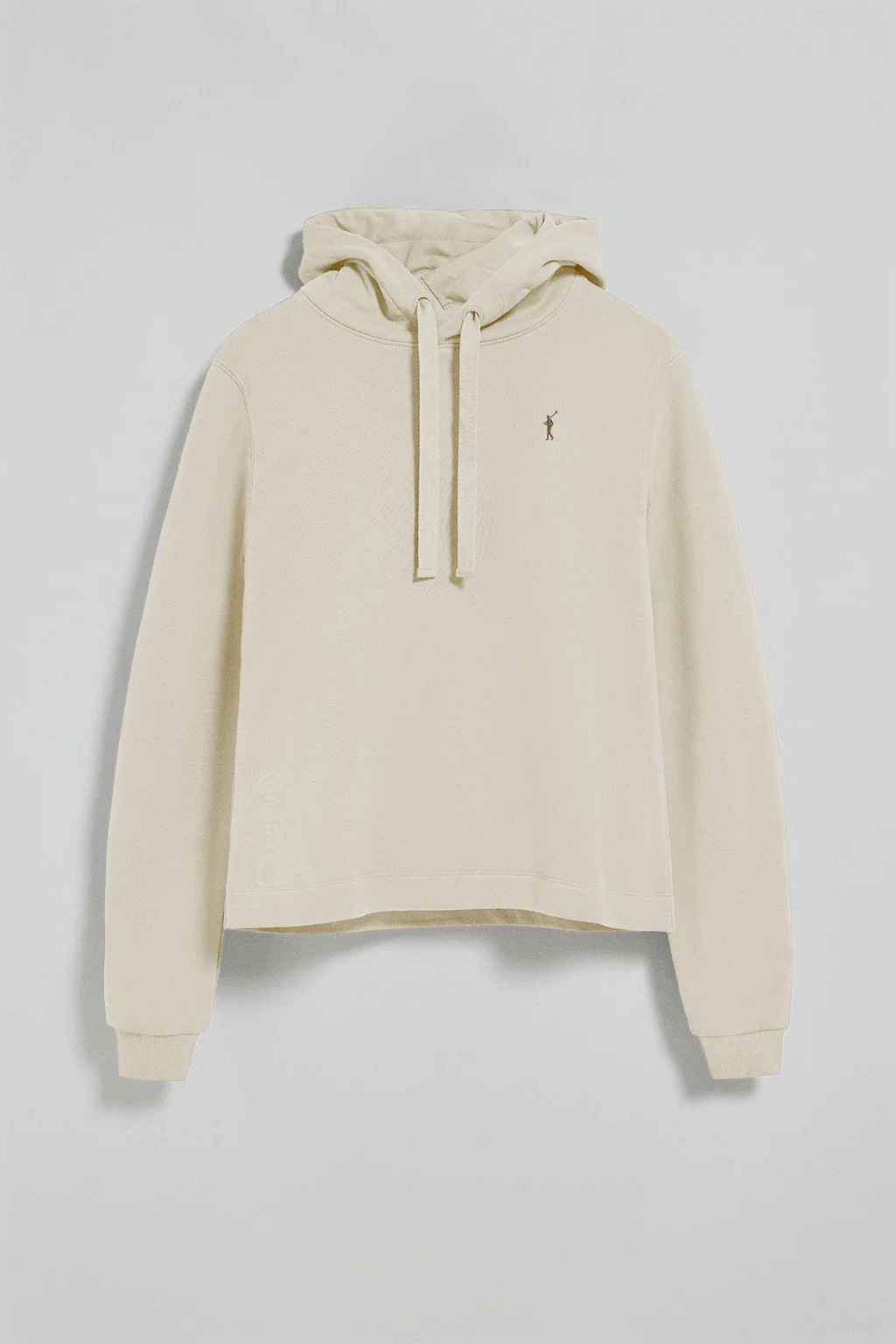 Nude hoodie with Rigby Go embroidered logo - Image 5