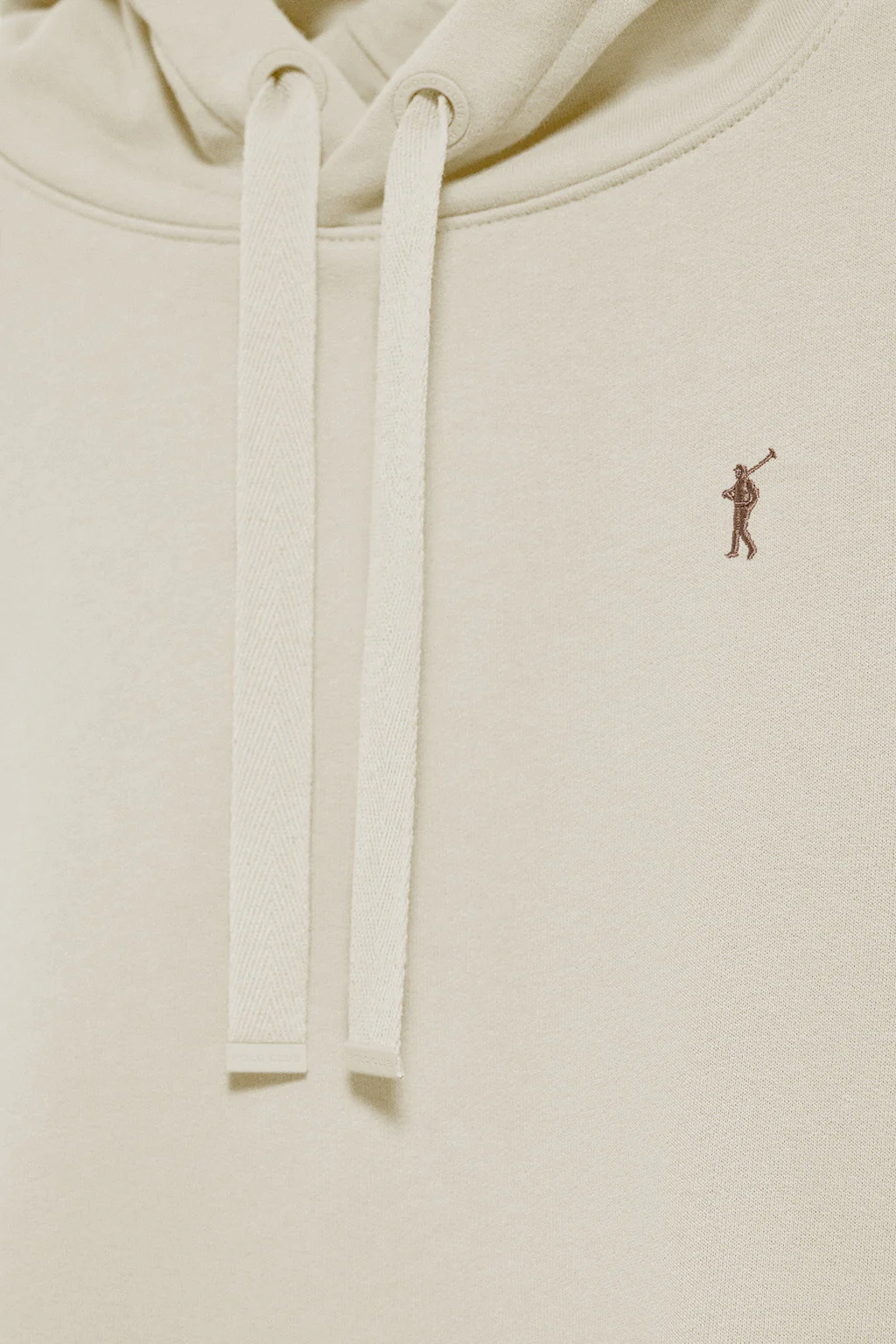 Nude hoodie with Rigby Go embroidered logo - Image 7