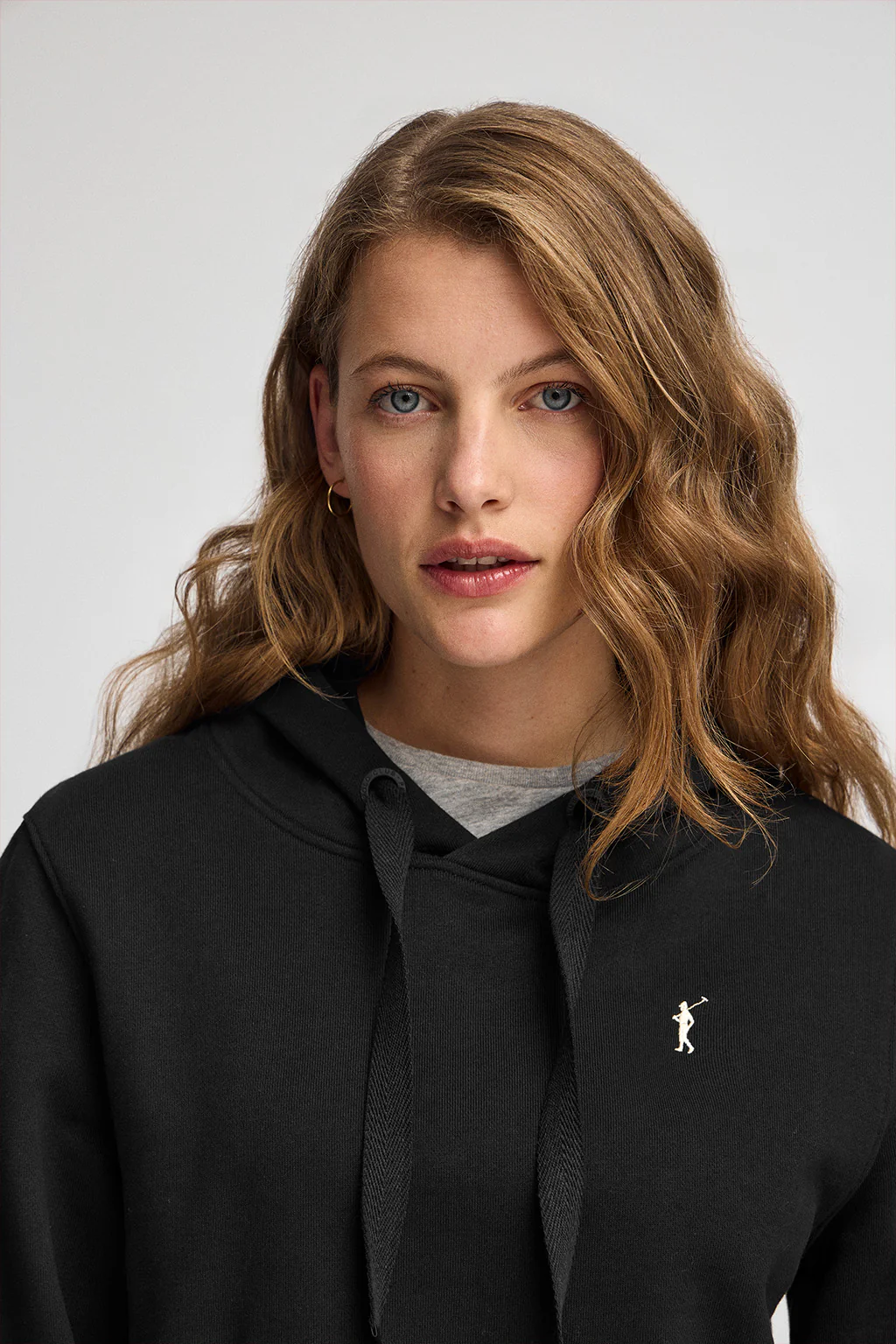 Black hoodie with Rigby Go logo - Image 2