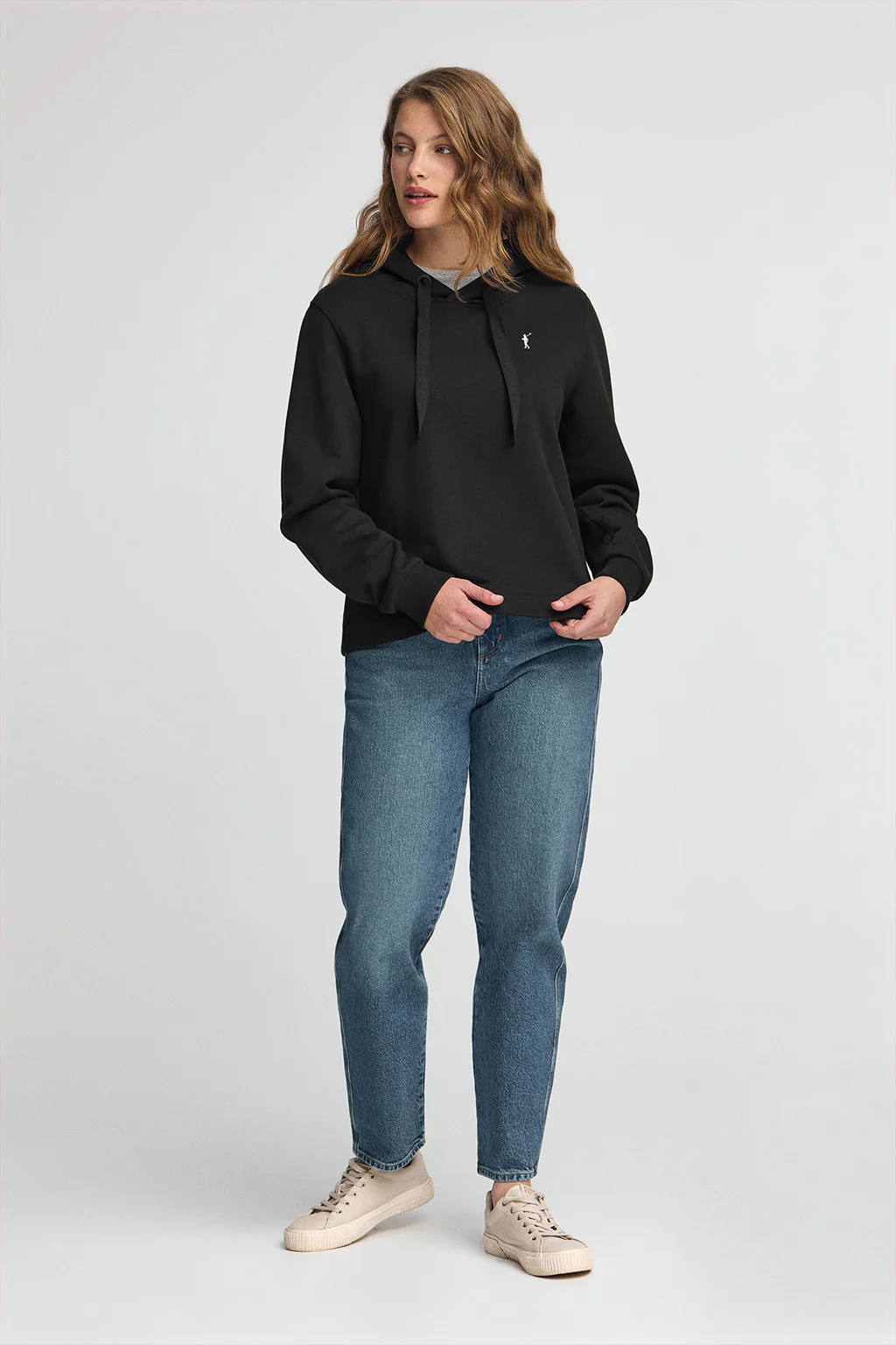 Black hoodie with Rigby Go logo - Image 3