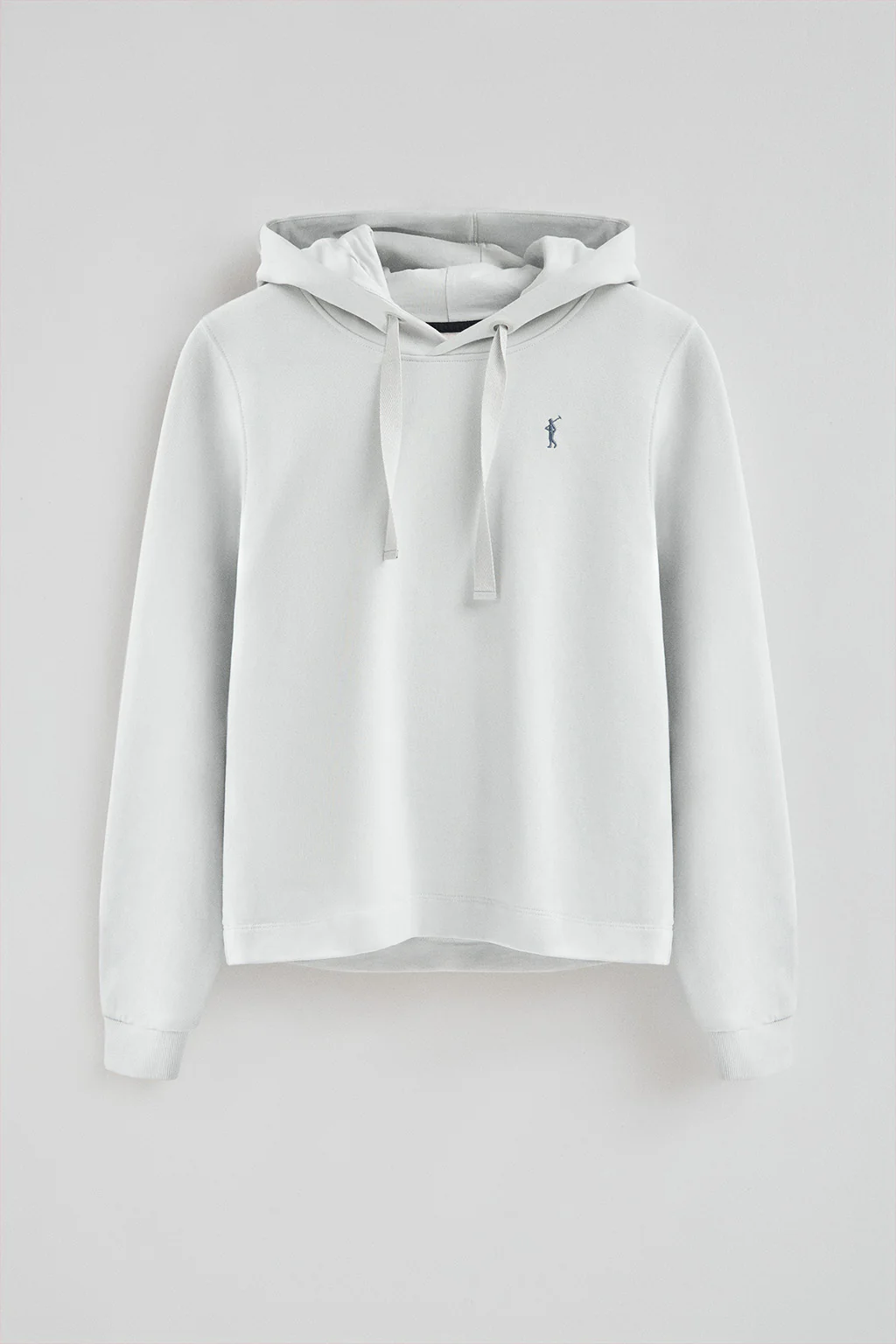 Ice-white hoodie with Rigby Go logo - Image 5