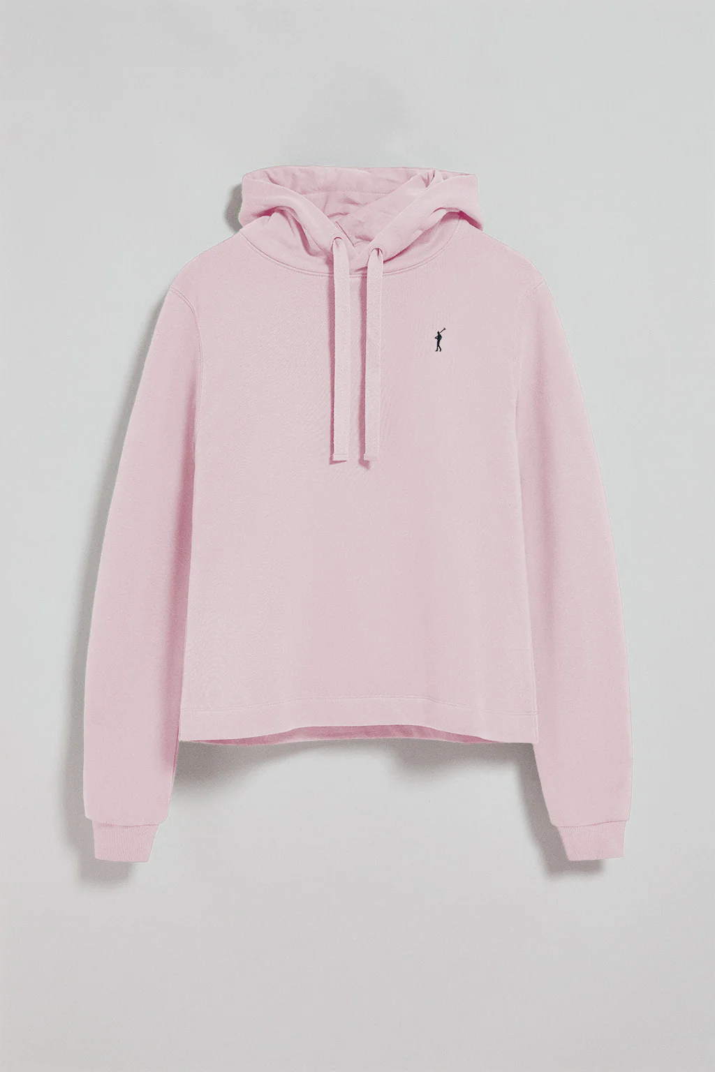 Light-pink hoodie with Rigby Go embroidered logo - Image 5