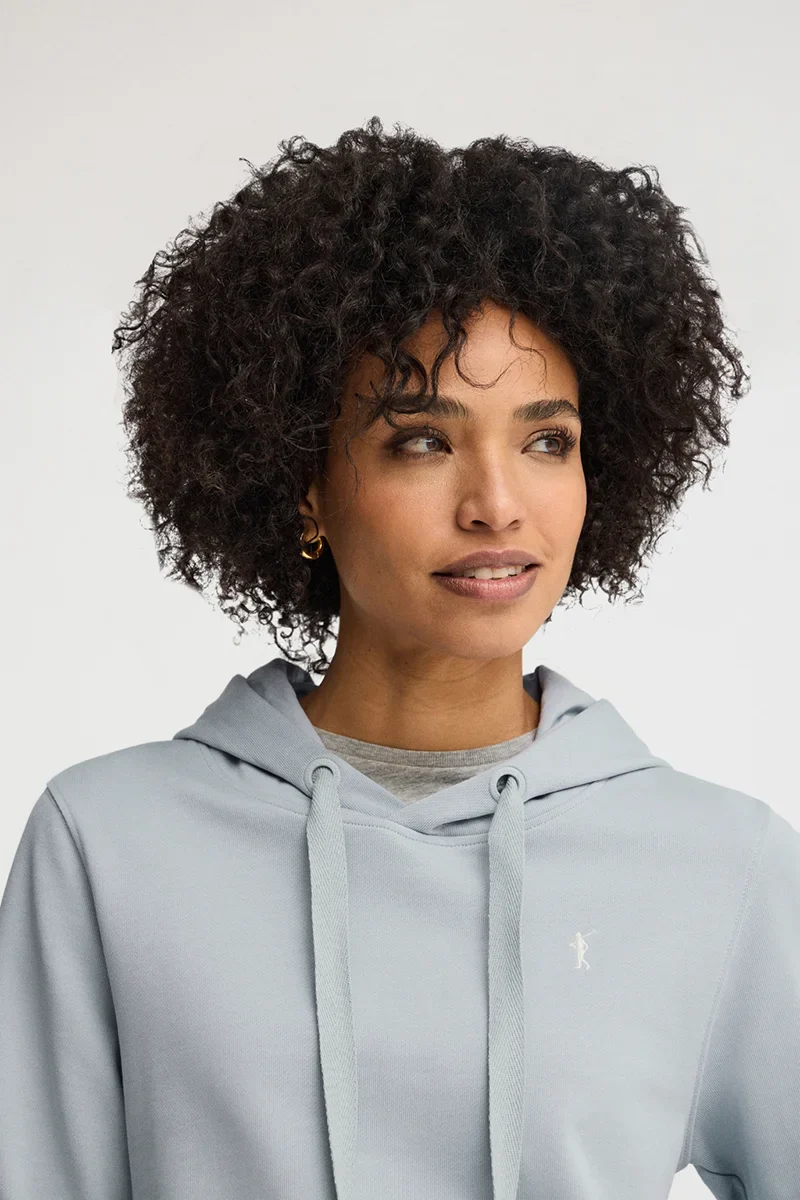 Light-blue straight-fit hoodie with Rigby Go embroidery - Image 2