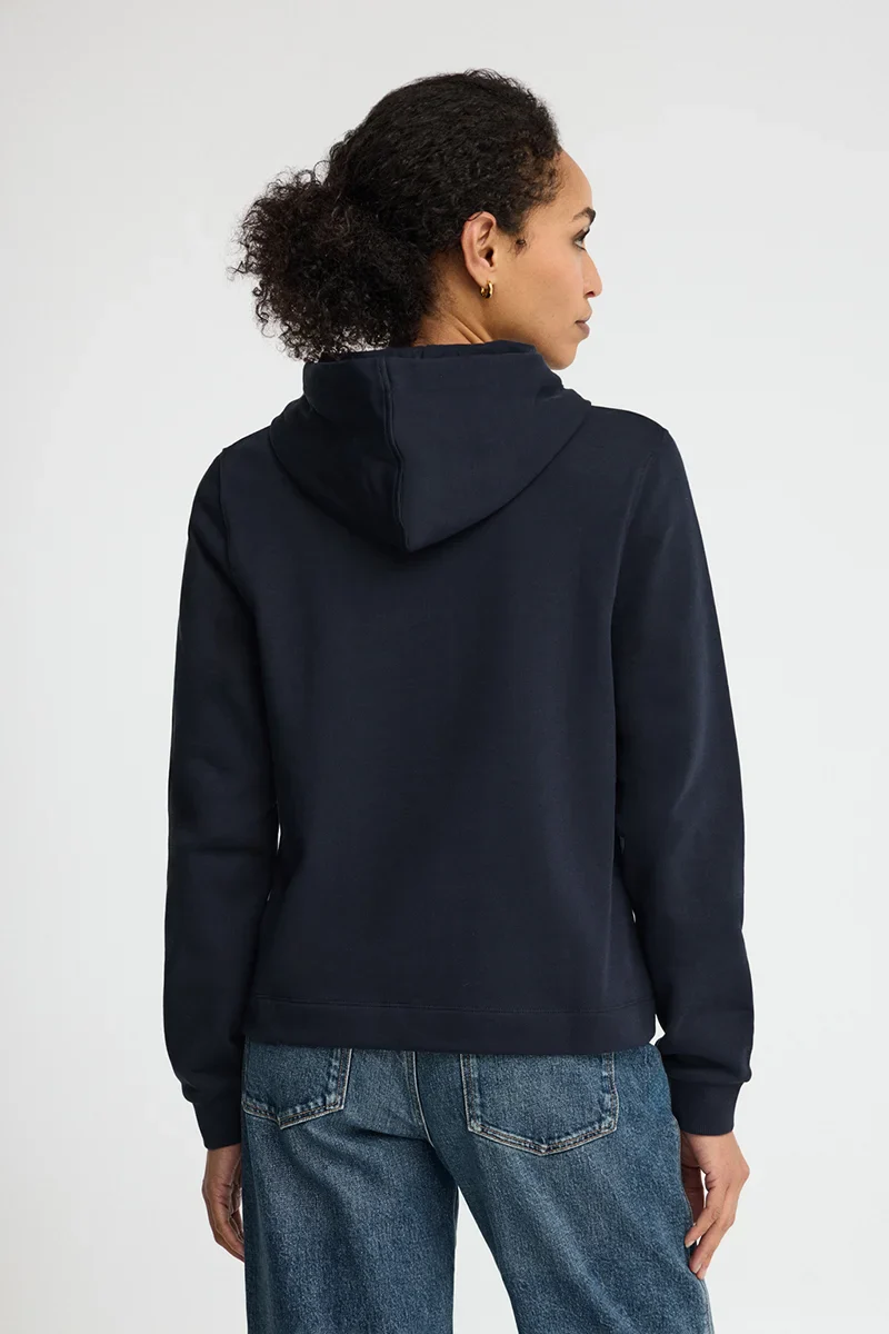 Navy-blue straight-fit hoodie with Rigby Go embroidery - Image 5