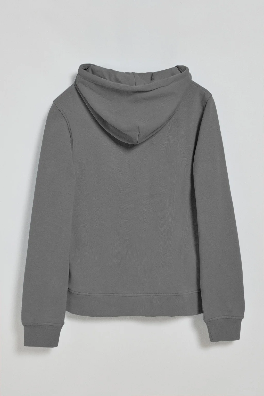 Asphalt-grey hoodie with zip and Rigby Go embroidery - Image 6