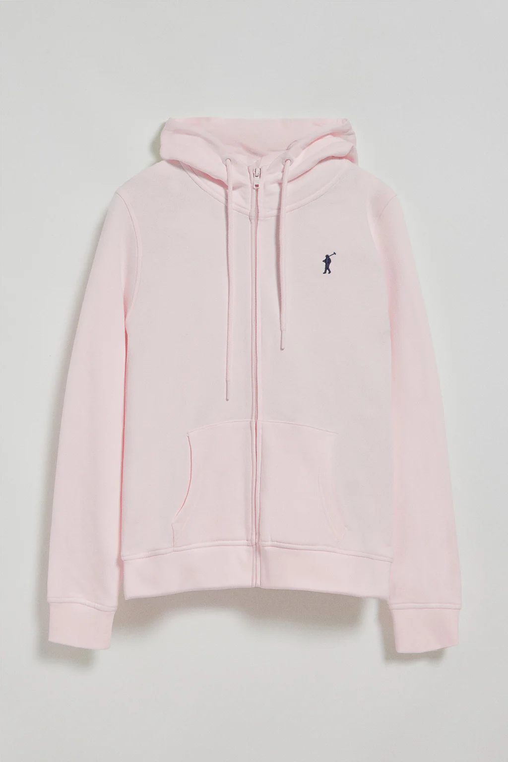 Pink hoodie with zip and Rigby Go embroidery - Image 8