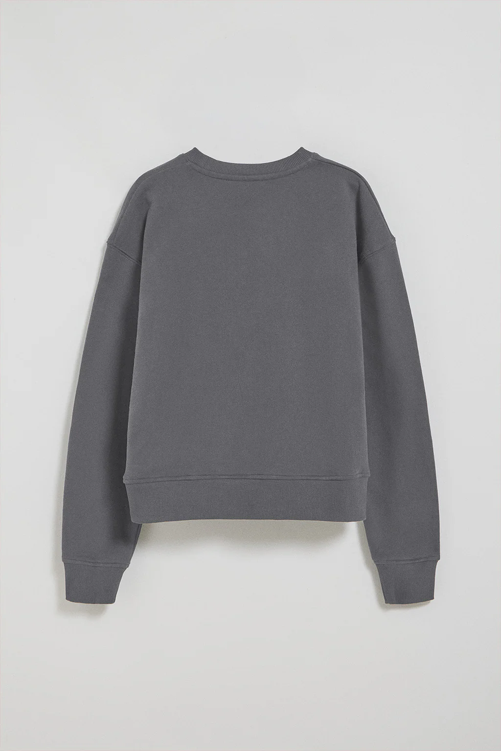 Asphalt-grey round-neck sweatshirt with Rigby Go embroidered logo - Image 6