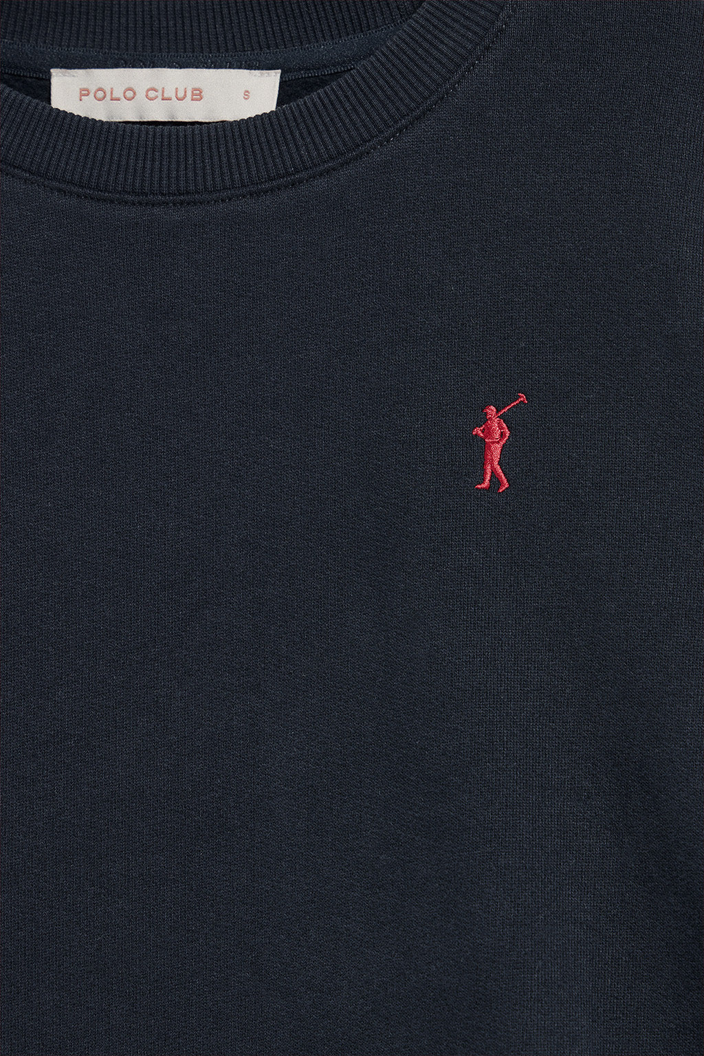 Navy-blue round-neck sweatshirt with Rigby Go embroidered logo - Image 7