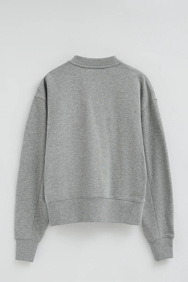 Grey-marl cardigan in sweatshirt fabric with Rigby Go embroidery - Image 8