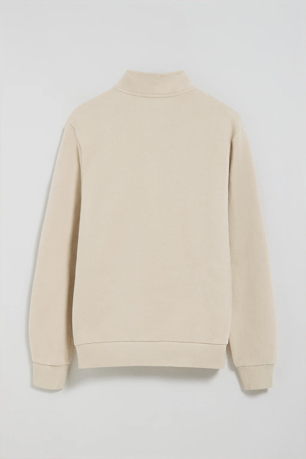 Nude half-zip sweatshirt with Rigby Go embroidered logo - Image 6