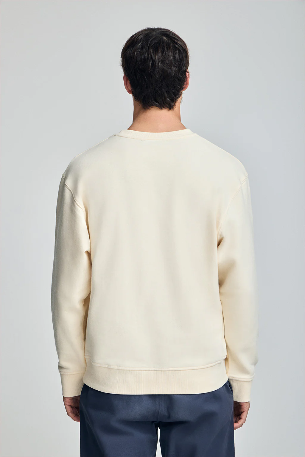 Nude sweatshirt Saddie with nautical embroidery - Image 2