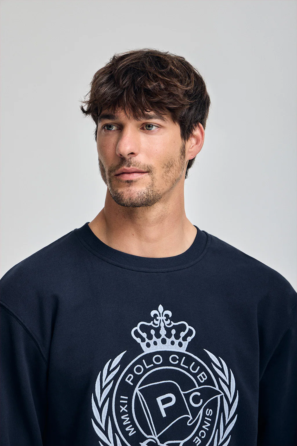 Navy-blue sweatshirt Saddie with nautical embroidery - Image 3