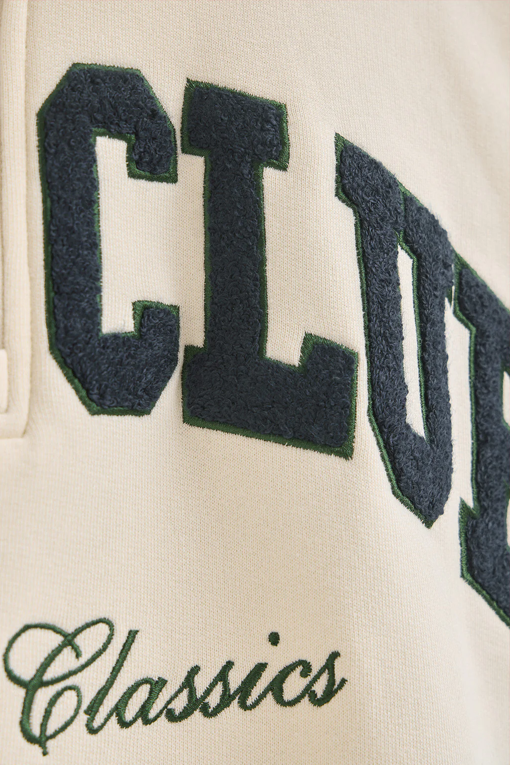 Nude half-zip sweatshirt with Established 2012 Polo Club logo - Image 8