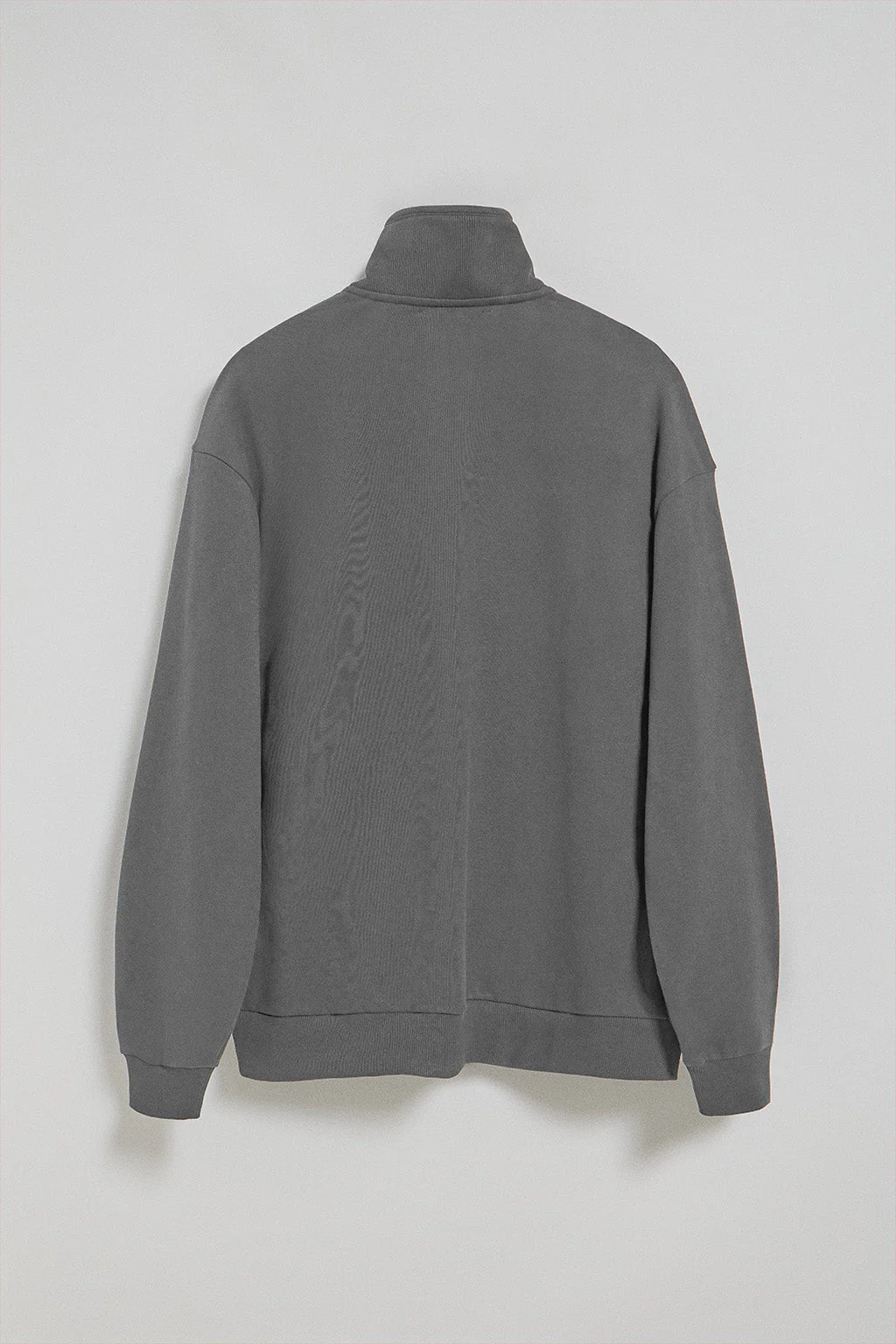 Asphalt-grey half-zip sweatshirt Seldon with Polo Club graphic - Image 9