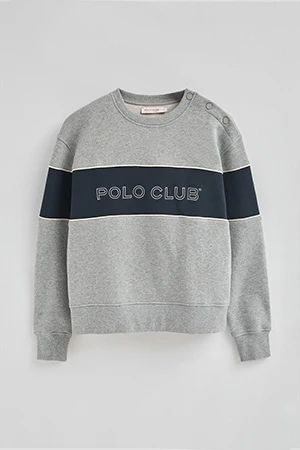 Grey-marl boxy-fit with Polo Club logo - Image 10