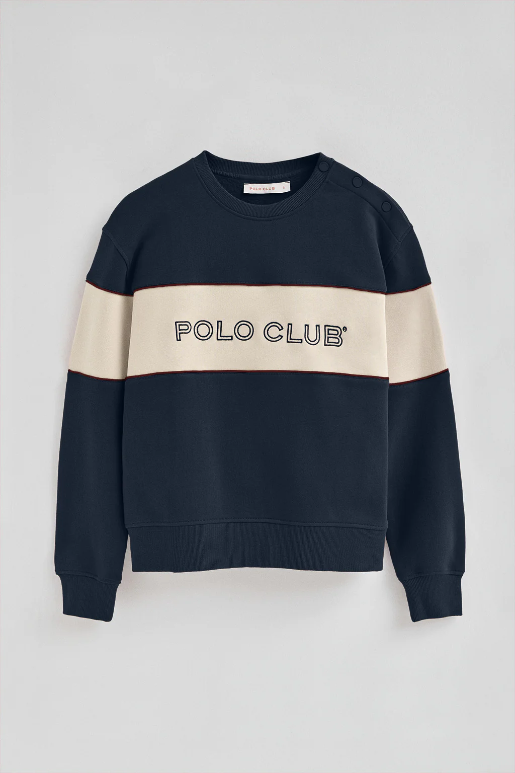 Navy-blue boxy-fit  with Polo Club logo - Image 2