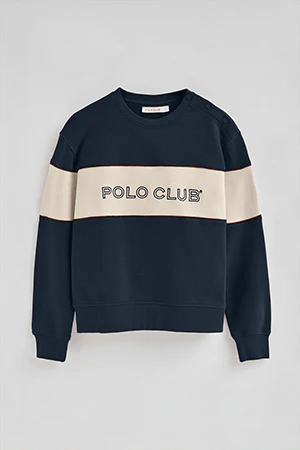 Navy-blue boxy-fit  with Polo Club logo - Image 7