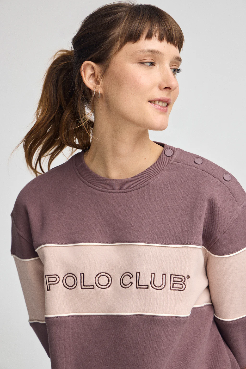 Taupe-pink boxy-fit with Polo Club logo - Image 4
