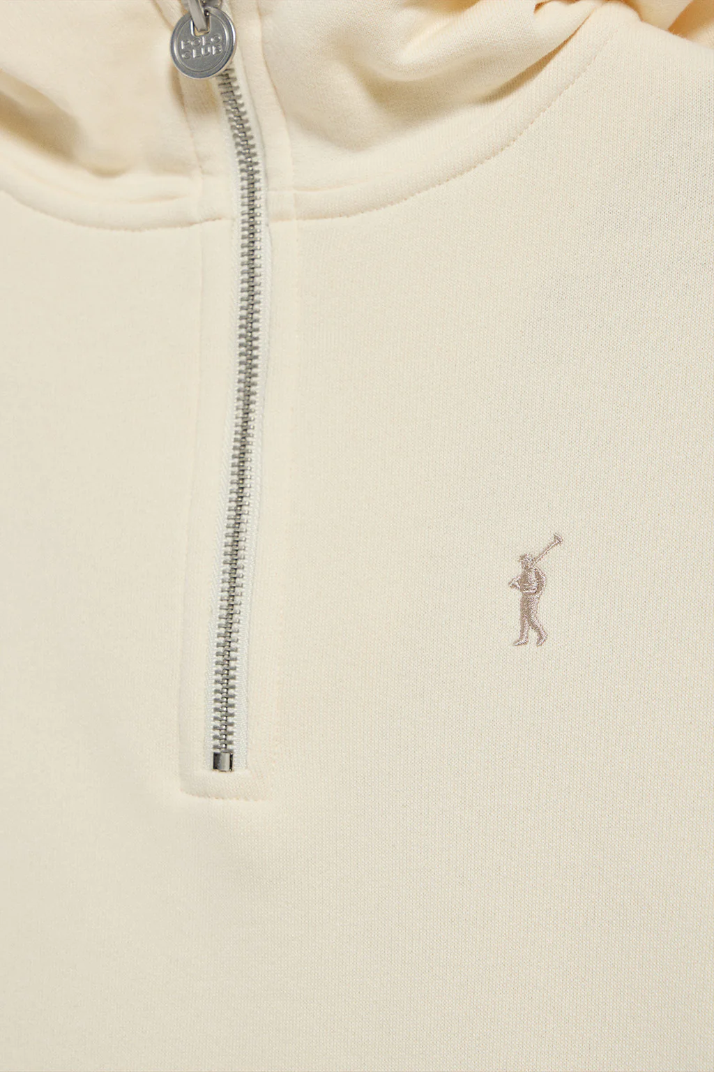 Beige zipped hoodie Sinsajo with Rigby Go logo - Image 7