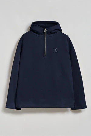 Blue zipped hoodie Sinsajo with Rigby Go logo - Image 8