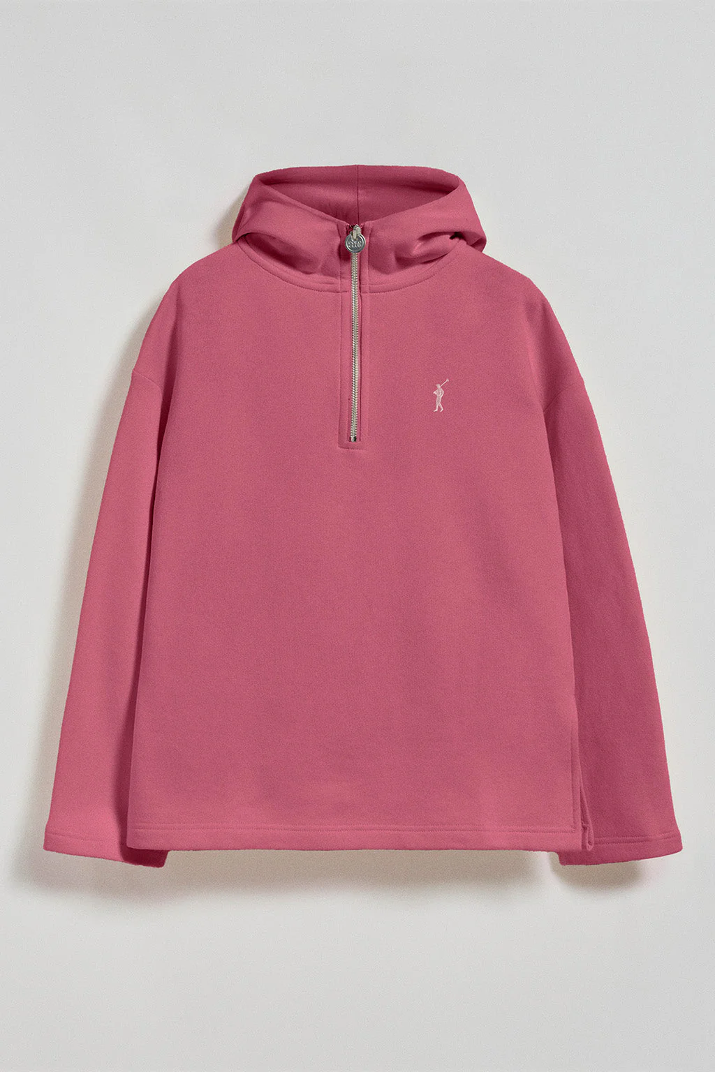 Wine-pink zipped hoodie Sinsajo with Rigby Go logo - Image 7