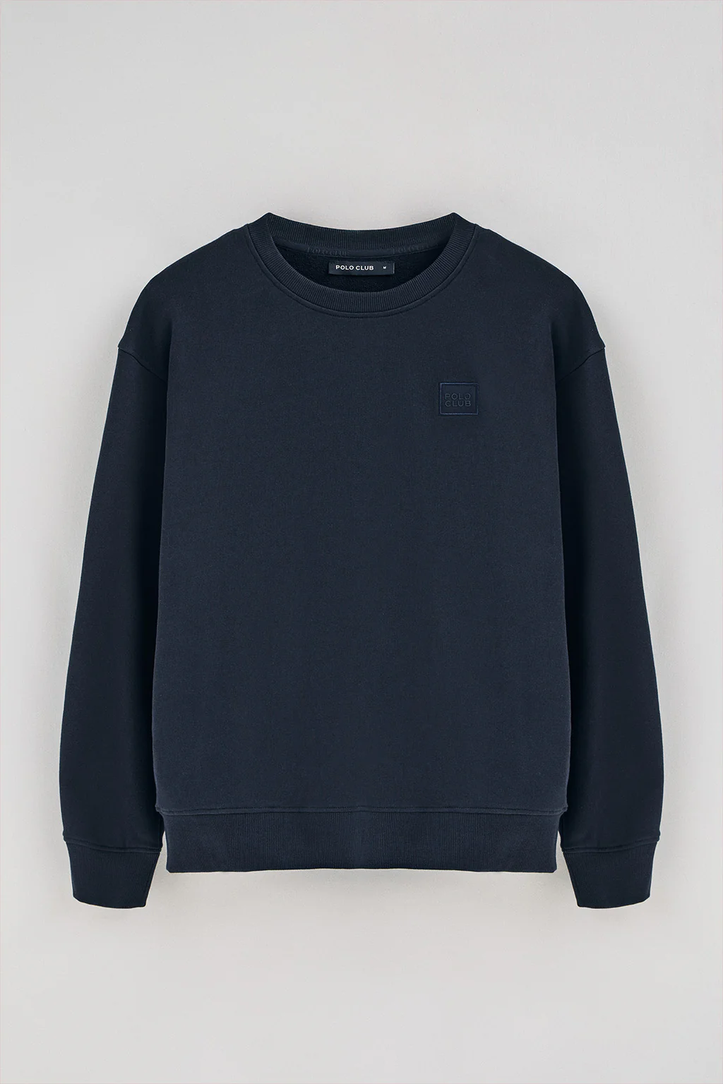 Navy-blue round-neck relaxed sweatshirt with Polo Club detail - Image 5