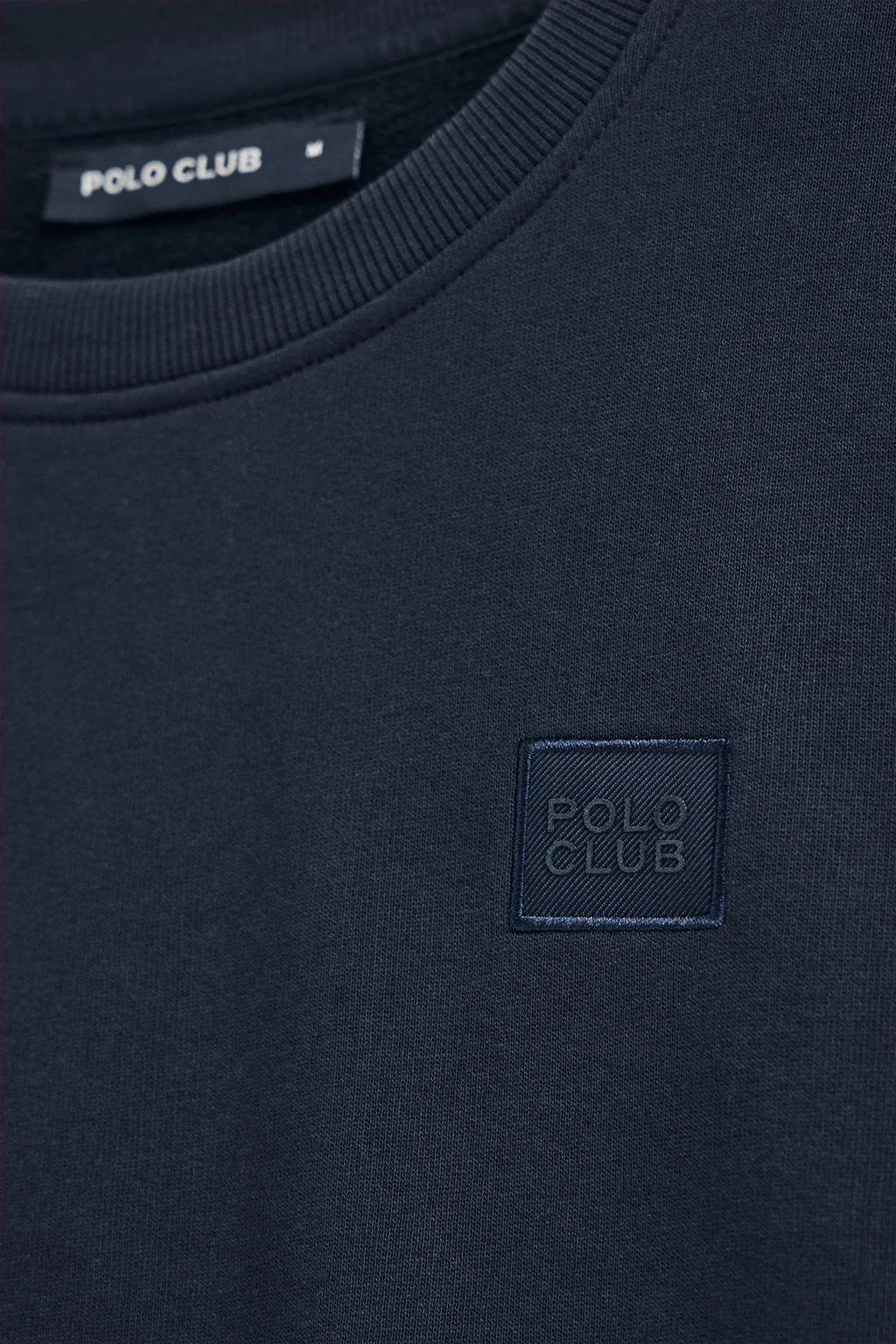 Navy-blue round-neck relaxed sweatshirt with Polo Club detail - Image 6