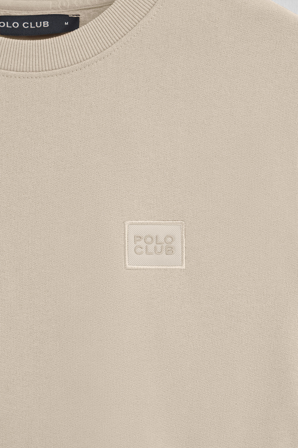 Beige relaxed-fit sweatshirt with Polo Club logo - Image 7