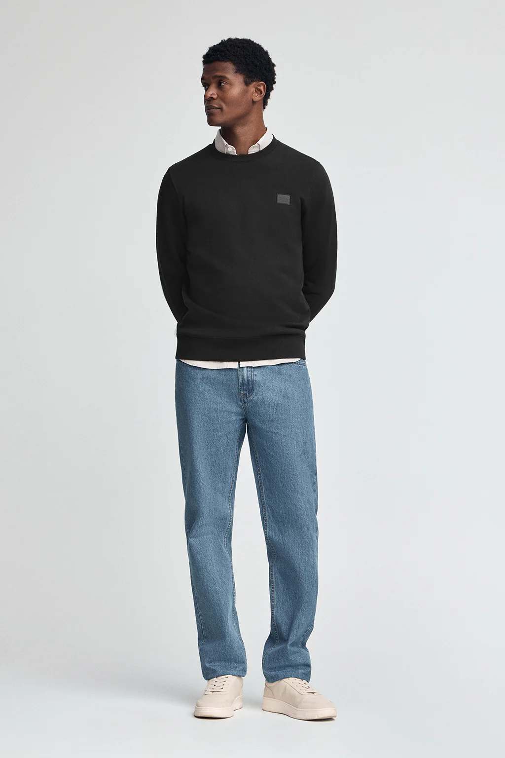 Black relaxed-fit sweatshirt with Polo Club logo - Image 3