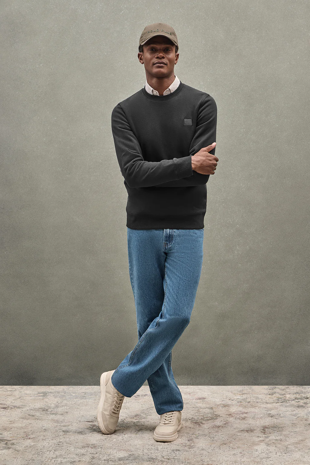 Black relaxed-fit sweatshirt with Polo Club logo - Image 5