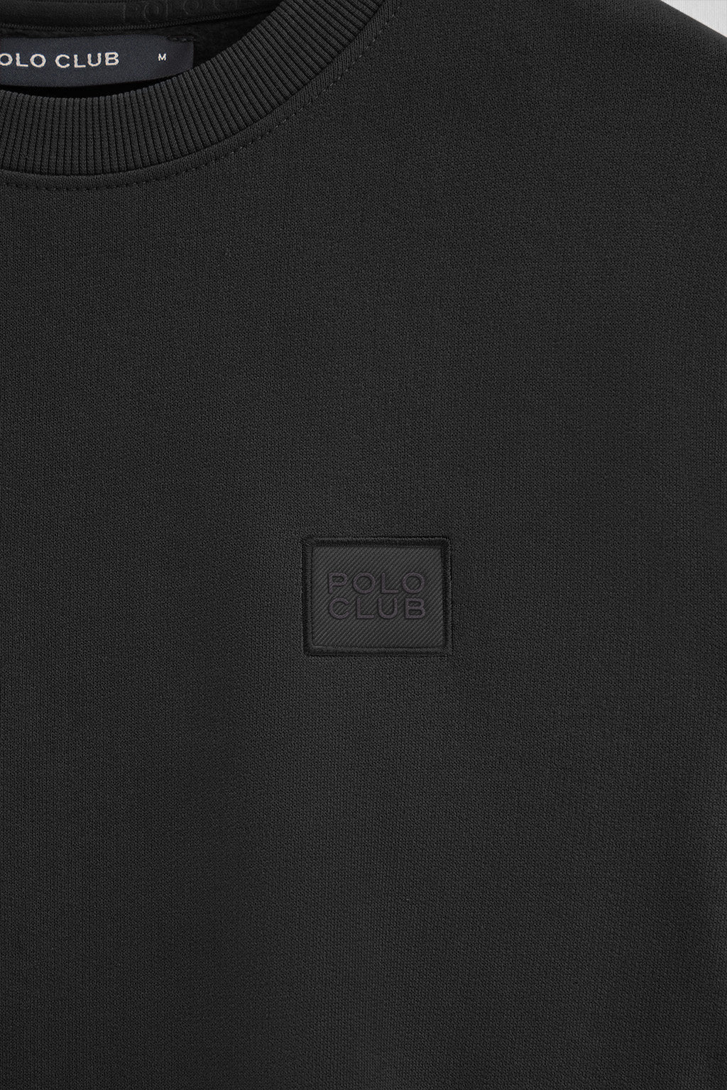 Black relaxed-fit sweatshirt with Polo Club logo - Image 7