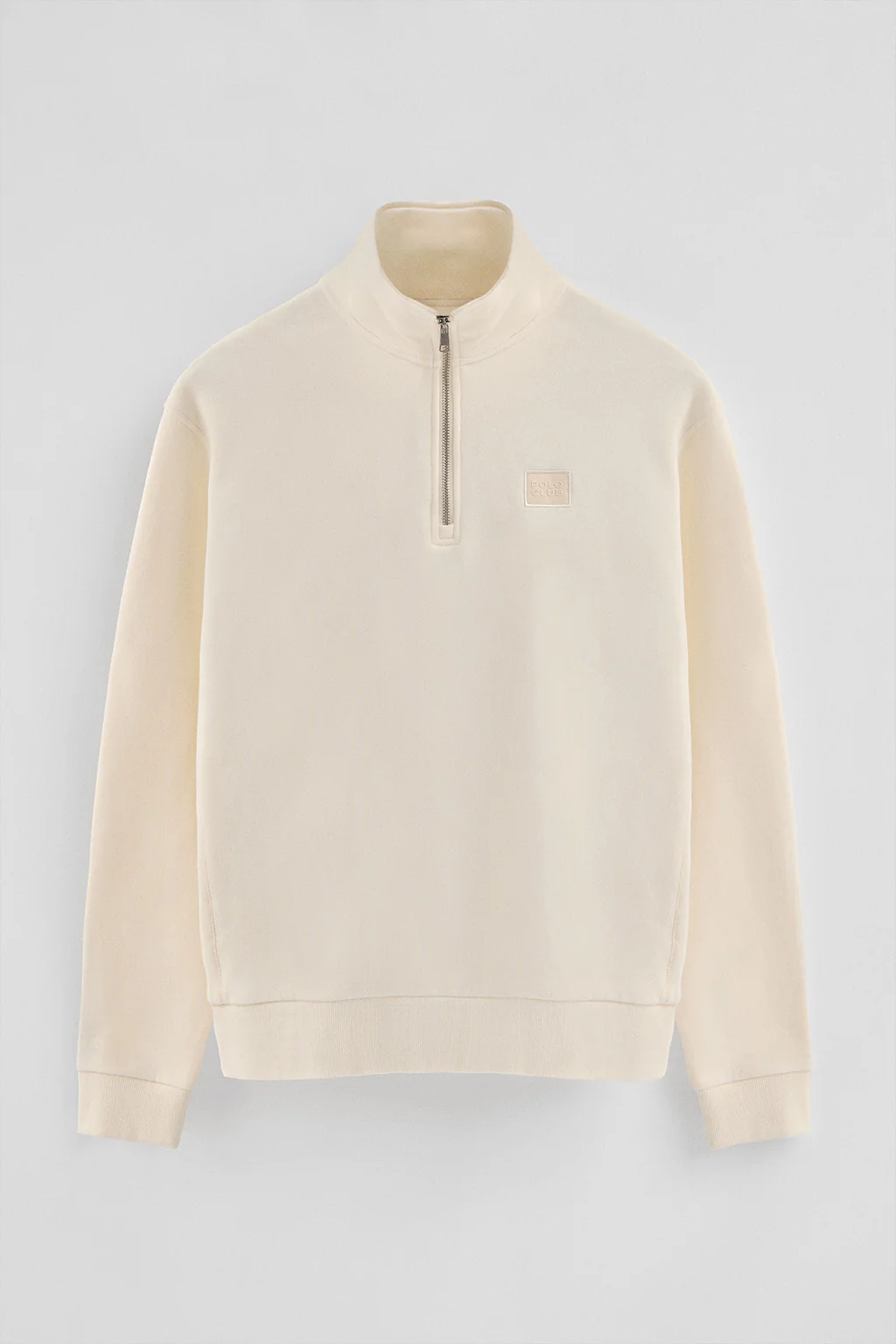 Nude half-zip sweatshirt with Polo Club logo - Image 6