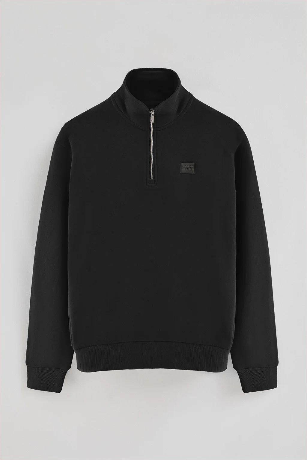 Black half-zip sweatshirt with Polo Club logo - Image 6