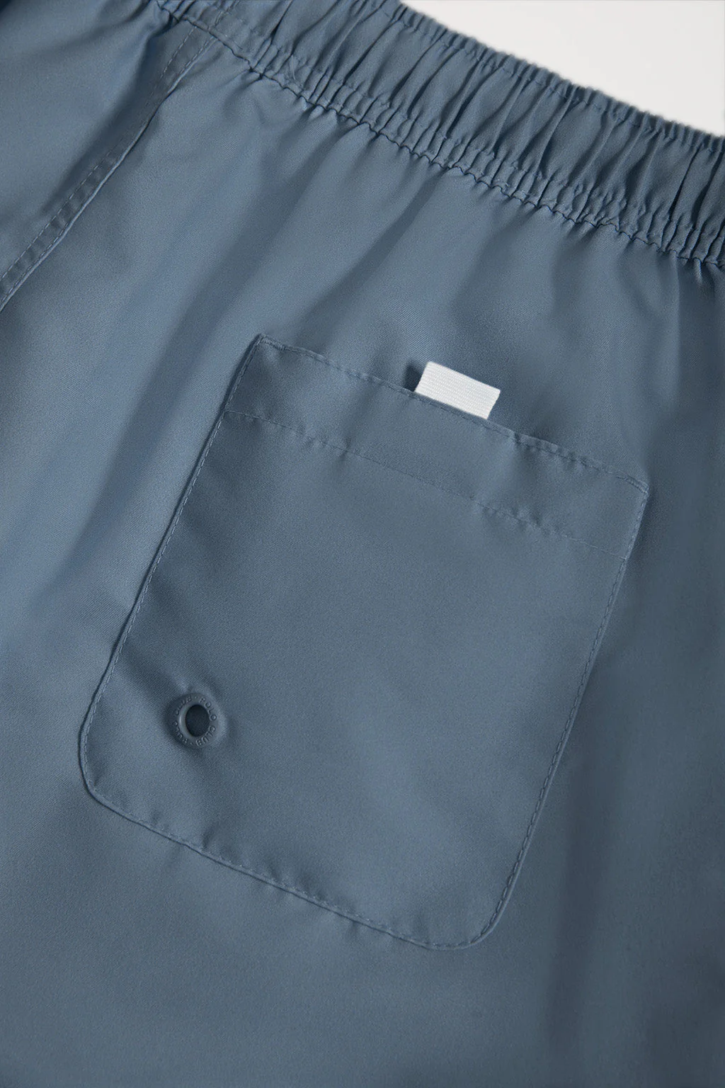 Denim-blue swim shorts with Polo Club detail - Image 9