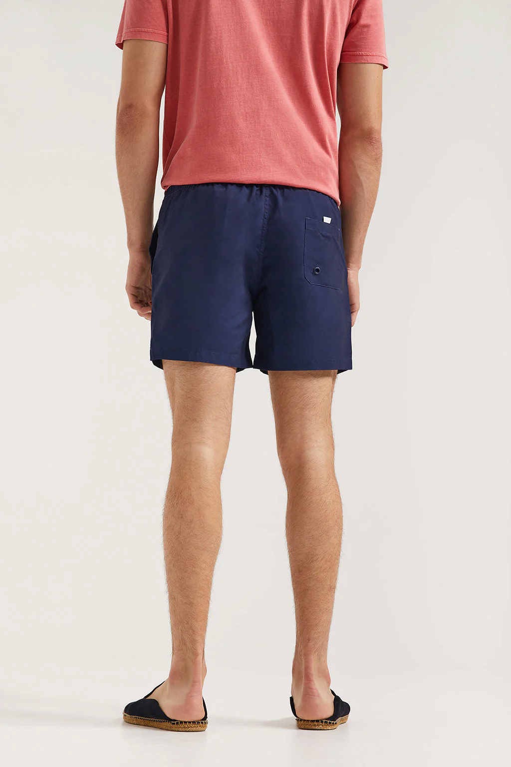 Navy-blue swim shorts with Polo Club detail - Image 4