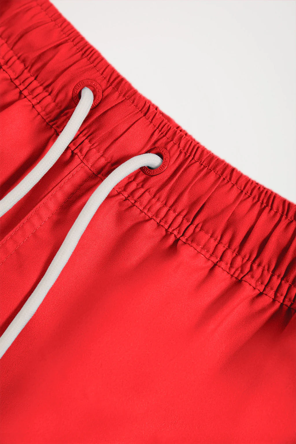 Red swim shorts with Polo Club detail - Image 5