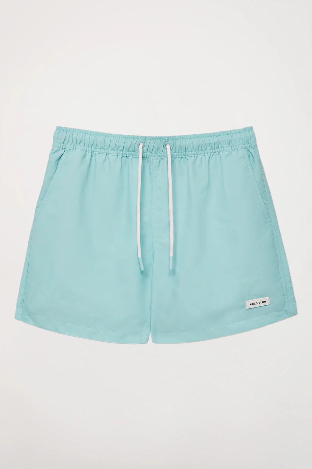 Sky-blue swim shorts with Polo Club detail - Image 12