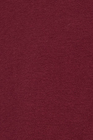 Maroon straight-fit T-shirt with Polo Club patch - Image 10