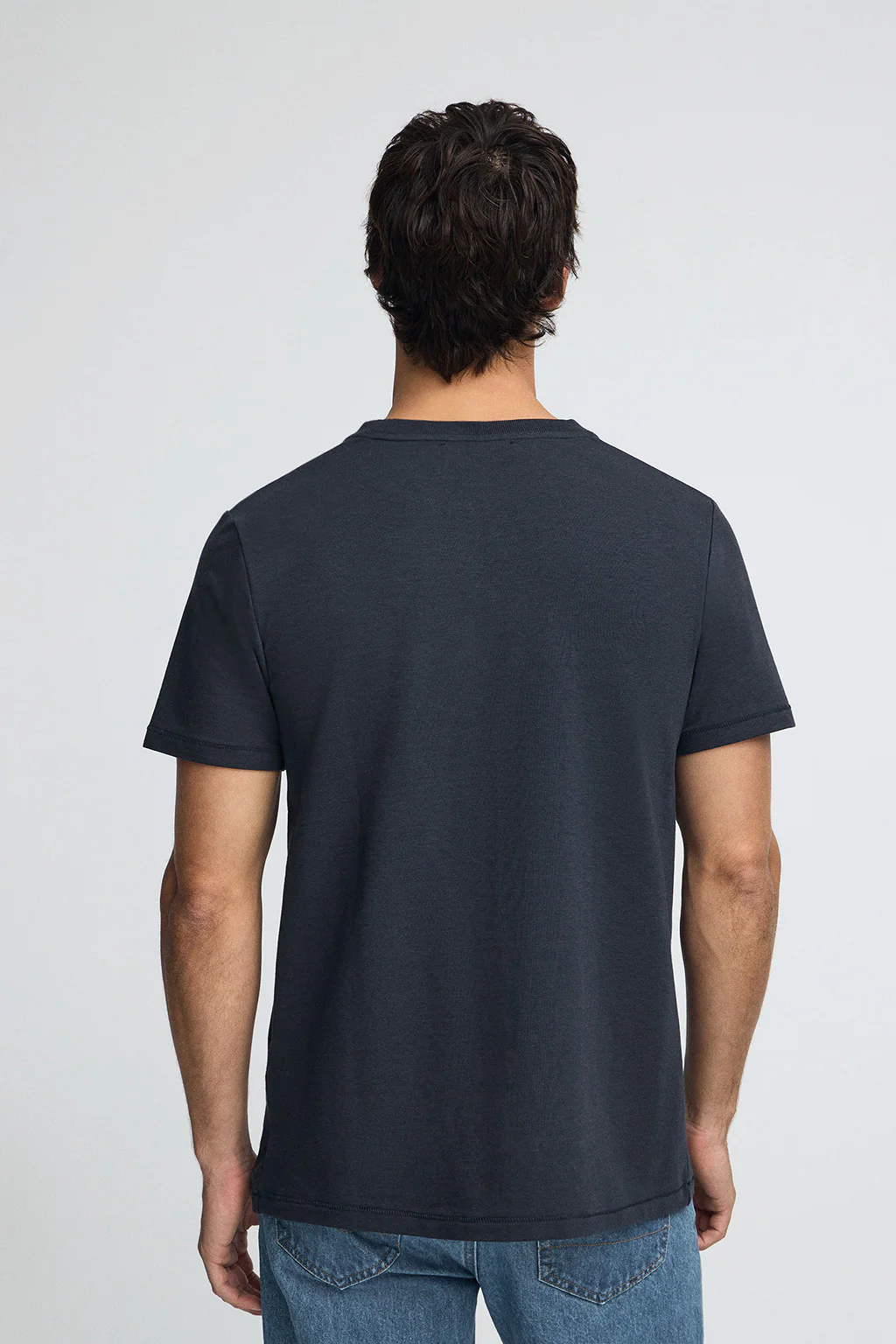 Navy-blue T-shirt Amore with Polo Club branded patch - Image 5