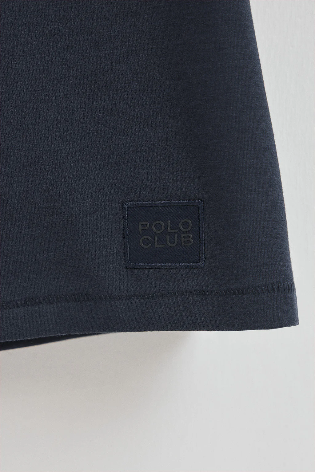 Navy-blue T-shirt Amore with Polo Club branded patch - Image 7