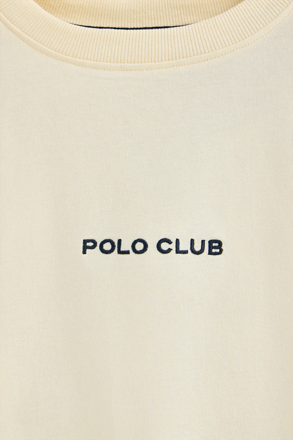 Nude round-neck T-shirt with nautical print - Image 7
