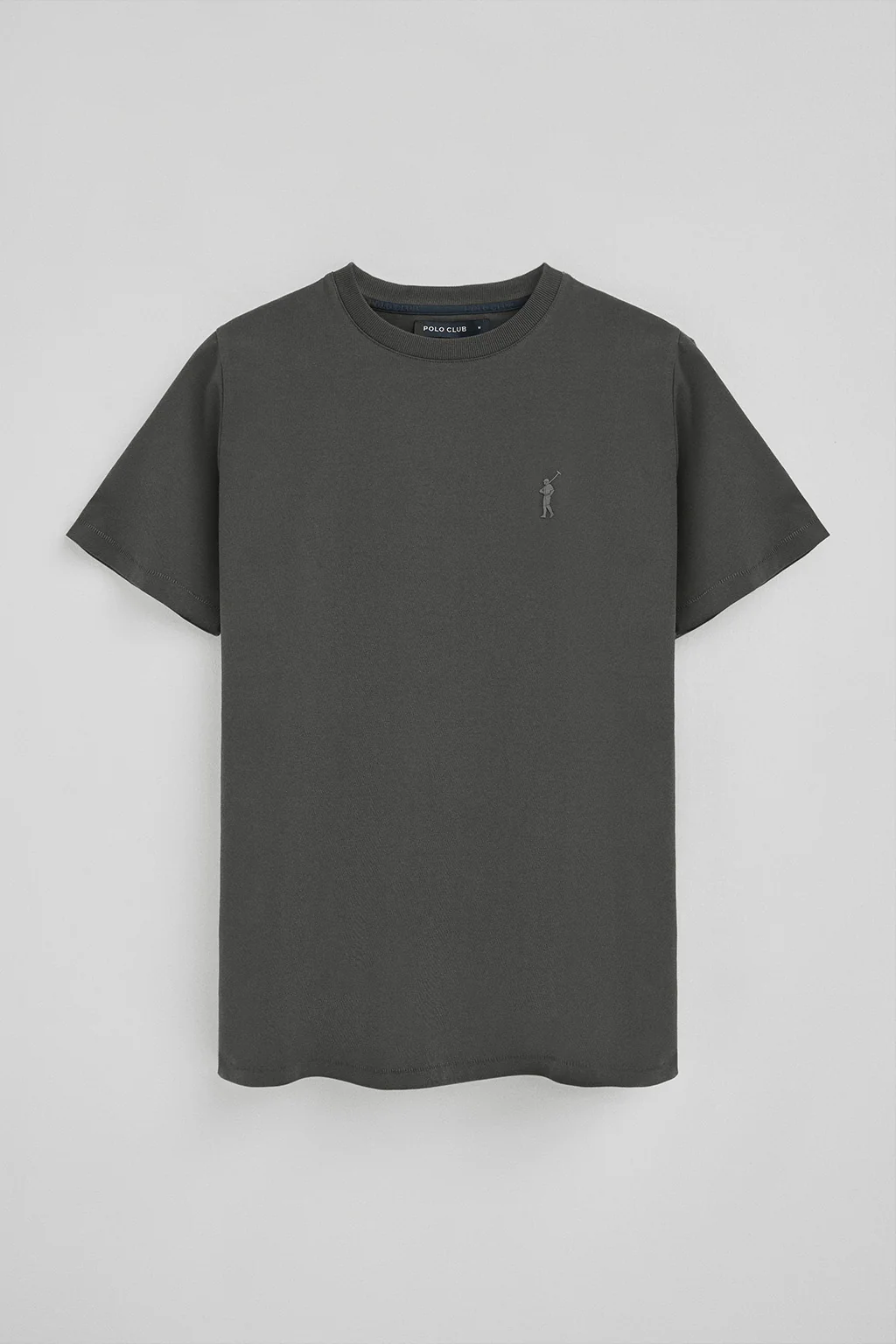 Dark-grey T-shirt with Rigby Go rubber logo - Image 5