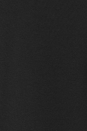 Black V-neck basic tee with rubber logo - Image 9