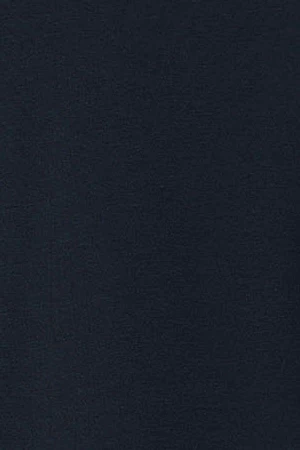 Navy-blue V-neck basic tee with rubber logo - Image 9