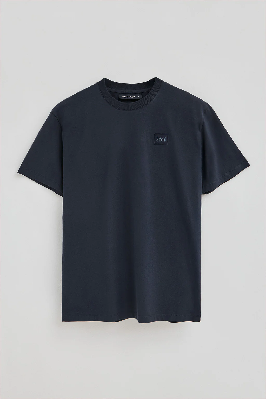 Navy-blue T-shirt with Polo Club branded patch - Image 6