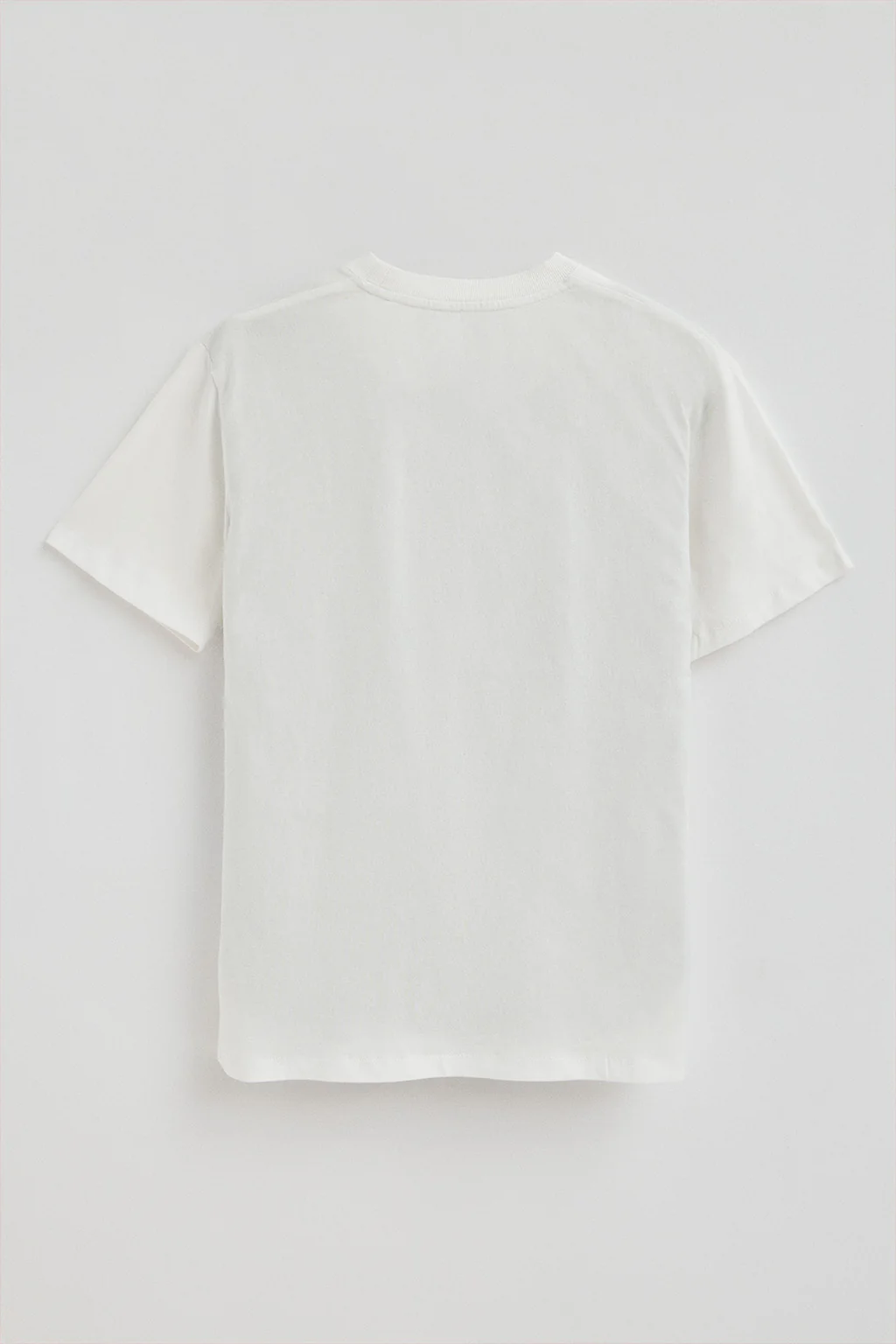 White T-shirt with Polo Club branded patch - Image 8