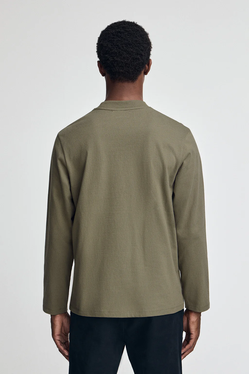 Army-green T-shirt Caliope with Polo Club embroidered logo - Image 4