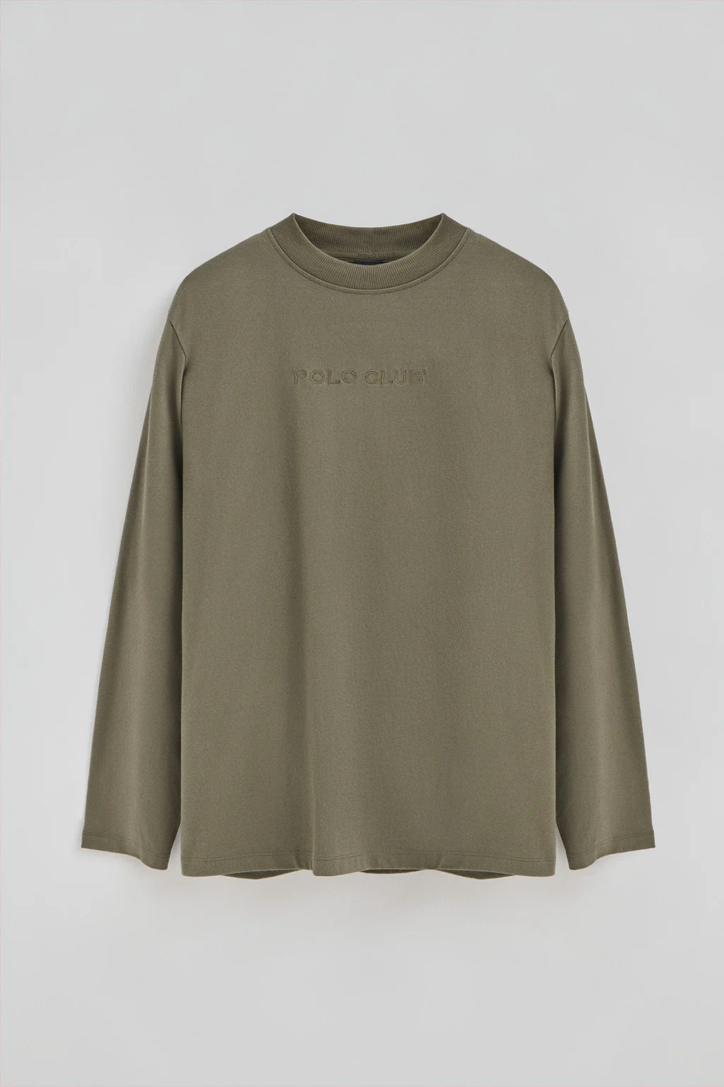 Army-green T-shirt Caliope with Polo Club embroidered logo - Image 6